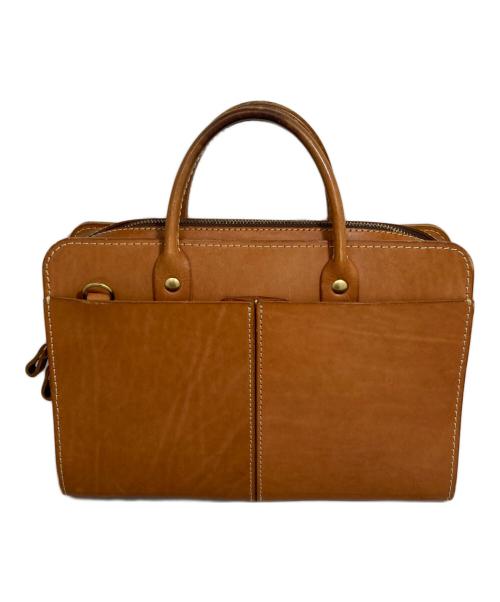 Herz（ヘルツ）Herz (ヘルツ) レザートートバッグ ブラウンの古着・服飾アイテム