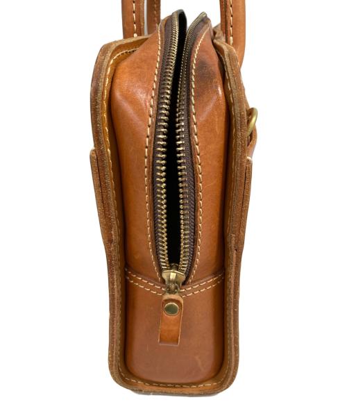 Herz（ヘルツ）Herz (ヘルツ) レザートートバッグ ブラウンの古着・服飾アイテム