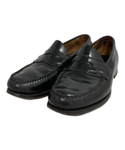 G.H.BASS（ジーエイチバス）G.H.BASS (ジーエイチバス) コインローファー ブラック サイズ:8 1/2の古着・服飾アイテム