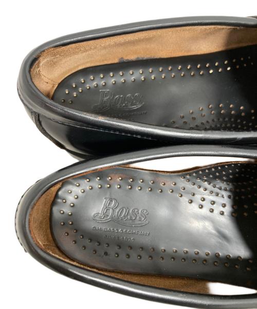 G.H.BASS（ジーエイチバス）G.H.BASS (ジーエイチバス) コインローファー ブラック サイズ:8 1/2の古着・服飾アイテム