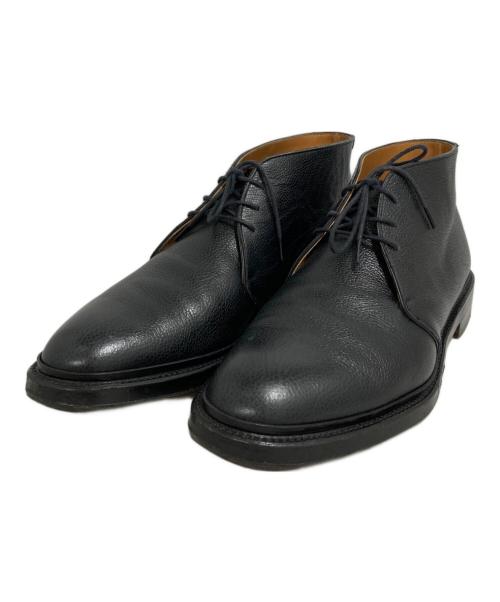 SHETLAND FOX（シェットランドフォックス）SHETLAND FOX (シェットランドフォックス) チャッカーブーツ ブラック サイズ:7 1/2の古着・服飾アイテム