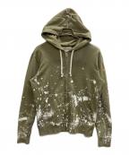 Denim & Supply Ralph Laurenデニム＆サプライ ラルフローレン）の古着「ペイントパーカー」｜カーキ