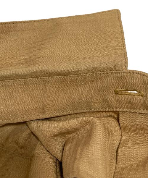 Blanc YM（ブランワイエム）Blanc YM (ブランワイエム) シルク混シャツ ベージュ サイズ:Mの古着・服飾アイテム