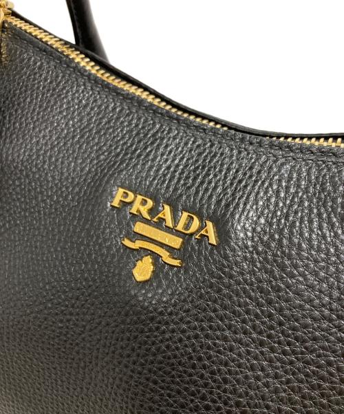 PRADA（プラダ）PRADA (プラダ) 2WAYショルダーバッグ ブラックの古着・服飾アイテム
