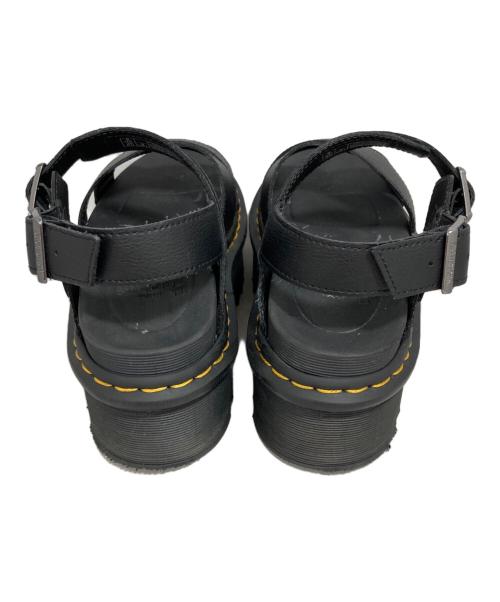 Dr.Martens（ドクターマーチン）Dr.Martens (ドクターマーチン) 厚底サンダル ブラック サイズ:UK6の古着・服飾アイテム