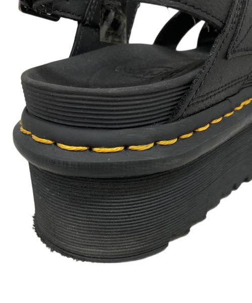 Dr.Martens（ドクターマーチン）Dr.Martens (ドクターマーチン) 厚底サンダル ブラック サイズ:UK6の古着・服飾アイテム