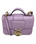 LONGCHAMPロンシャン）の古着「ショルダーバッグ」｜パープル