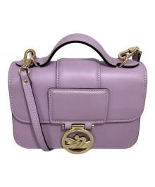 LONGCHAMP（ロンシャン）の古着「ショルダーバッグ」｜パープル