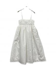 ROSY LUCE（ロージールーチェ）の古着「キャミソールワンピース」｜ホワイト