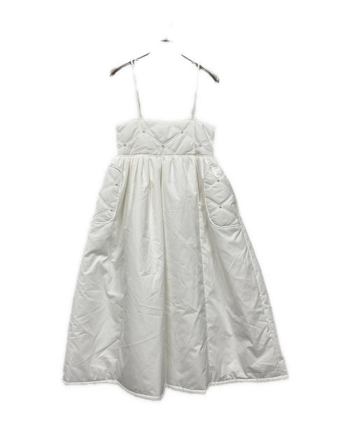 ROSY LUCE（ロージールーチェ）Rosy luce (ロージールーチェ) キャミソールワンピース ホワイト サイズ:FREEの古着・服飾アイテム