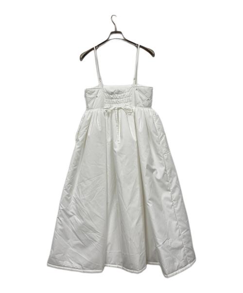 ROSY LUCE（ロージールーチェ）Rosy luce (ロージールーチェ) キャミソールワンピース ホワイト サイズ:FREEの古着・服飾アイテム