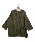 mizuiro-indミズイロインド）の古着「ブラウス」｜ブラウン