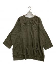 mizuiro-ind（ミズイロインド）の古着「ブラウス」｜ブラウン