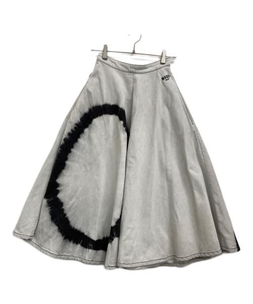 MSGM（エムエスジーエム）MSGM (エムエスジーエム) デニムスカート グレー サイズ:38の古着・服飾アイテム
