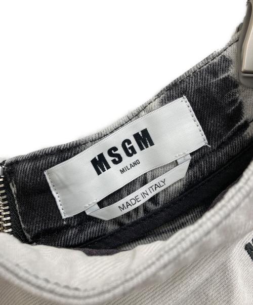 MSGM（エムエスジーエム）MSGM (エムエスジーエム) デニムスカート グレー サイズ:38の古着・服飾アイテム