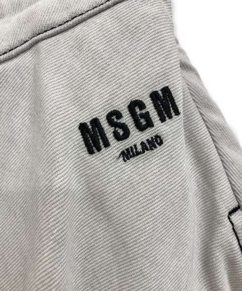 MSGM（エムエスジーエム）MSGM (エムエスジーエム) デニムスカート グレー サイズ:38の古着・服飾アイテム