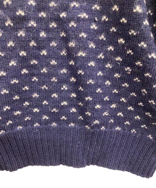 RRL（ダブルアールエル）RRL (ダブルアールエル) ウールニット ネイビー サイズ:Mの古着・服飾アイテム