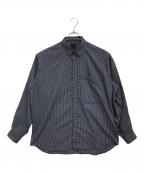 DAIWA PIER39ダイワ ピア39）の古着「TECH REGULAR COLLAR SHIRT L/S GRAPH PLAID」｜ブラック