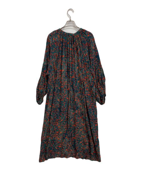 BEARDSLEY（ビアズリー）BEARDSLEY (ビアズリー) ブラウスワンピース グリーン サイズ:Fの古着・服飾アイテム