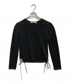 MIU MIUミュウミュウ）の古着「カットソー」｜ブラック