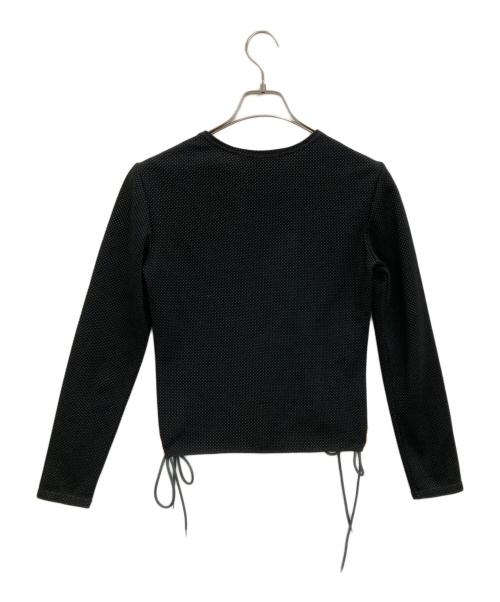 MIU MIU（ミュウミュウ）MIU MIU (ミュウミュウ) カットソー ブラック サイズ:Sの古着・服飾アイテム