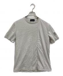 HERNO（ヘルノ）の古着「切替カットソー」｜ライトグレー