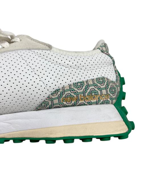 NEW BALANCE（ニューバランス）NEW BALANCE (ニューバランス) CASABLANCA (カサブランカ) ローカットスニーカー ホワイト×グリーン サイズ:28の古着・服飾アイテム