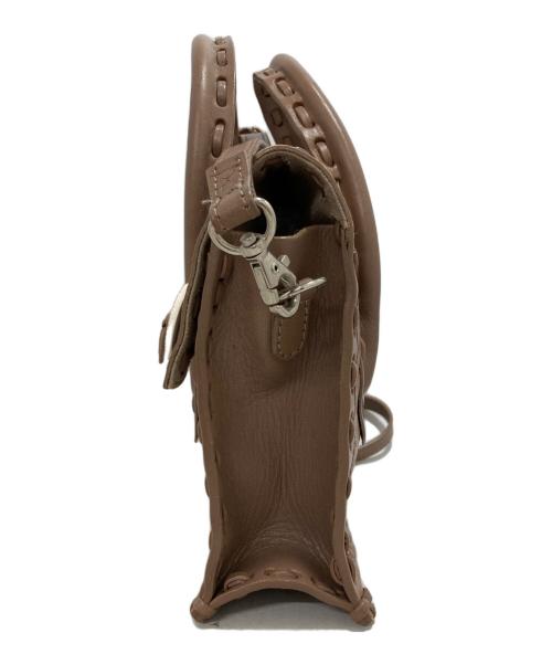 Carving Tribes（カービングトライブス）CARVING TRIBES (カービングトライブス) ミニマエストラグレースコンチネンタル ベージュの古着・服飾アイテム