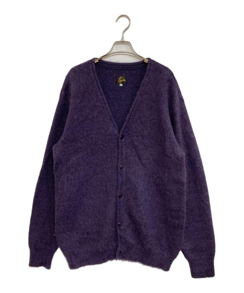 Needles（ニードルズ）Needles (ニードルズ) Solid モヘア カーディガン パープル サイズ:Lの古着・服飾アイテム