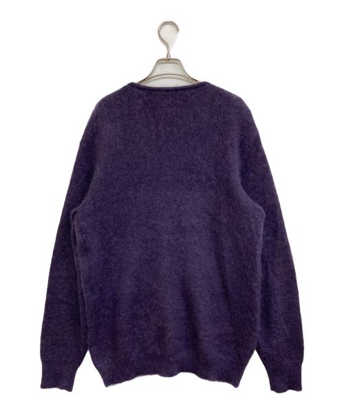 Needles（ニードルズ）Needles (ニードルズ) Solid モヘア カーディガン パープル サイズ:Lの古着・服飾アイテム