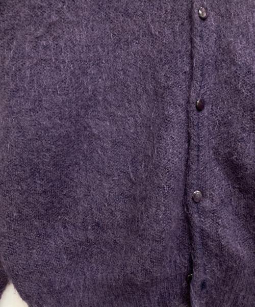 Needles（ニードルズ）Needles (ニードルズ) Solid モヘア カーディガン パープル サイズ:Lの古着・服飾アイテム