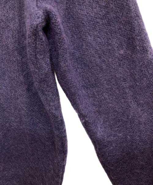 Needles（ニードルズ）Needles (ニードルズ) Solid モヘア カーディガン パープル サイズ:Lの古着・服飾アイテム