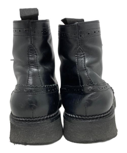 TOGA VIRILIS（トーガ ビリリース）TOGA VIRILIS (トーガ ビリリース) メタルパーツウィングチップブーツ ブラック サイズ:39の古着・服飾アイテム