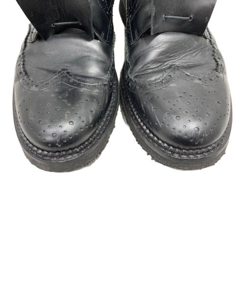 TOGA VIRILIS（トーガ ビリリース）TOGA VIRILIS (トーガ ビリリース) メタルパーツウィングチップブーツ ブラック サイズ:39の古着・服飾アイテム