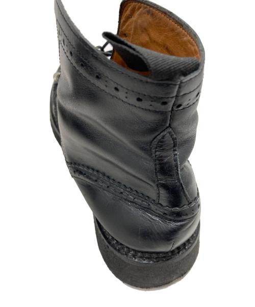 TOGA VIRILIS（トーガ ビリリース）TOGA VIRILIS (トーガ ビリリース) メタルパーツウィングチップブーツ ブラック サイズ:39の古着・服飾アイテム