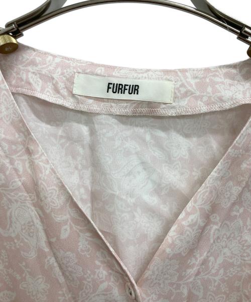 furfur（ファーファー）furfur (ファーファー) クラシックフラワーワンピ ピンク サイズ:Fの古着・服飾アイテム