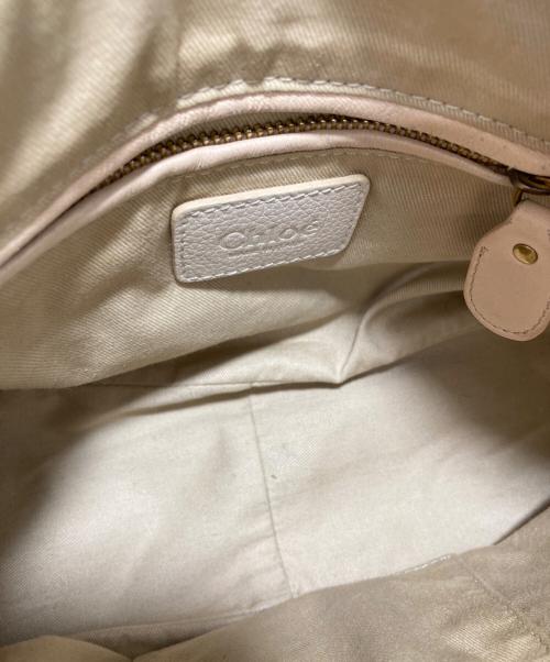 Chloe（クロエ）Chloe (クロエ) パラティ2WAYショルダーバッグ ベージュの古着・服飾アイテム