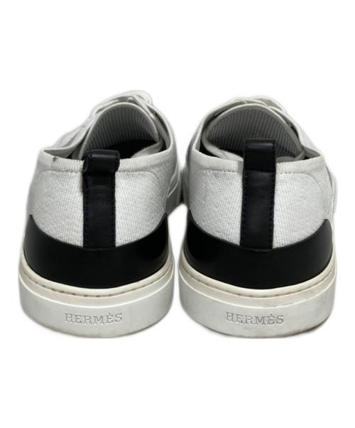 HERMES（エルメス）HERMES (エルメス) ローカットスニーカー ホワイト サイズ:40.5の古着・服飾アイテム