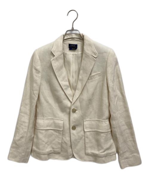 POLO RALPH LAUREN（ポロ・ラルフローレン）POLO RALPH LAUREN (ポロ・ラルフローレン) テーラードジャケット ベージュ サイズ:2の古着・服飾アイテム