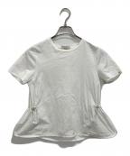 HERNOヘルノ）の古着「CHIC Cotton Jersey & New TECHNO TAFFETA Tシャツ」｜ホワイト