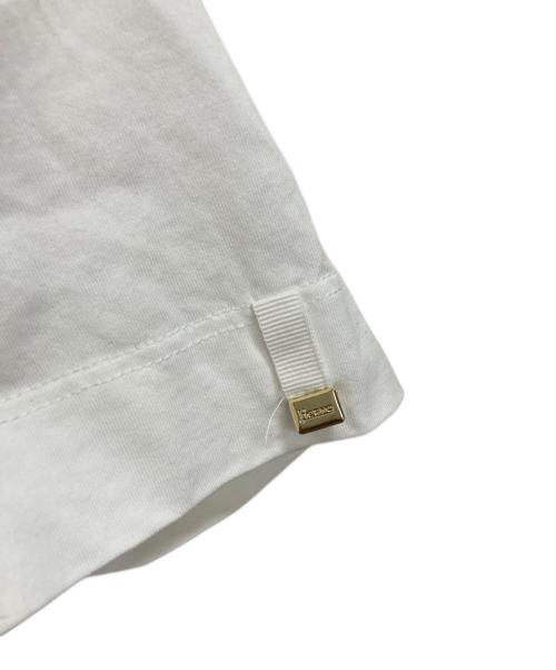 HERNO（ヘルノ）HERNO (ヘルノ) CHIC Cotton Jersey & New TECHNO TAFFETA Tシャツ ホワイト サイズ:38の古着・服飾アイテム