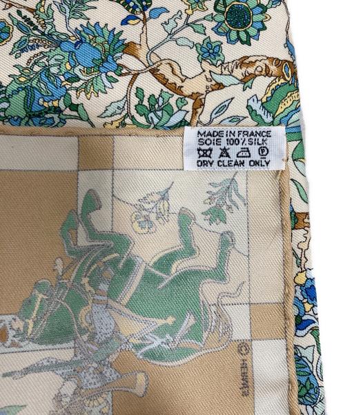 HERMES（エルメス）HERMES (エルメス) スカーフ ベージュの古着・服飾アイテム