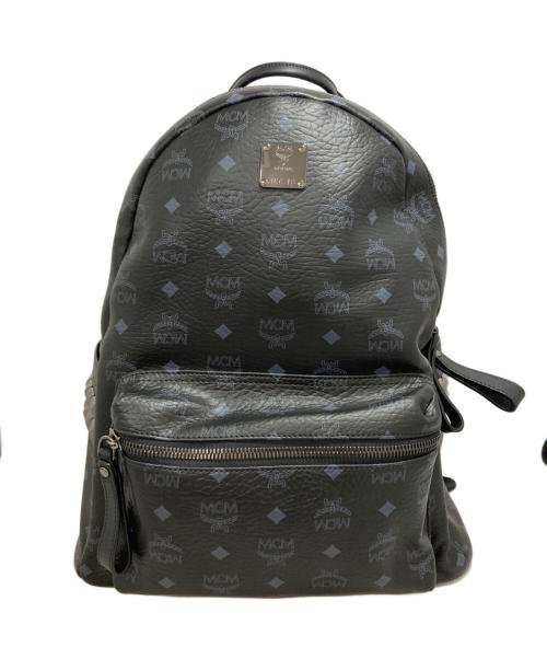 MCM（エムシーエム）MCM (エムシーエム) STARK サイドスタッズ バックパック ブラックの古着・服飾アイテム