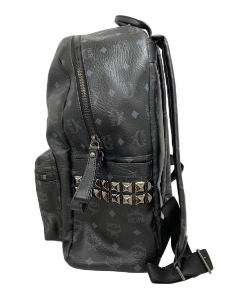 MCM（エムシーエム）MCM (エムシーエム) STARK サイドスタッズ バックパック ブラックの古着・服飾アイテム