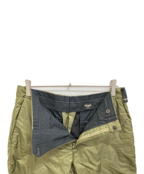 FENDI（フェンディ）FENDI (フェンディ) ナイロンパンツ カーキ サイズ:46の古着・服飾アイテム