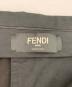 中古・古着 FENDI (フェンディ) ナイロンパンツ カーキ サイズ:46：14000円