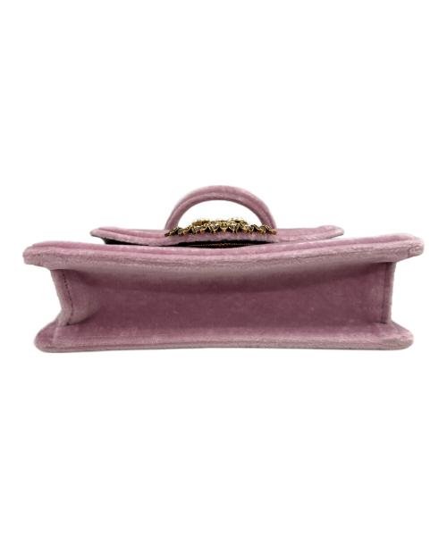 DOLCE & GABBANA（ドルチェ＆ガッバーナ）DOLCE & GABBANA (ドルチェ＆ガッバーナ) ディヴォーション トップハンドル2WAYチェーンバッグ ピンクの古着・服飾アイテム