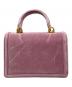DOLCE & GABBANA (ドルチェ＆ガッバーナ) ディヴォーション トップハンドル2WAYチェーンバッグ ピンク：45000円