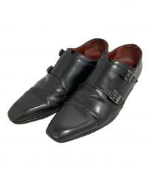 MAGNANNI（マグナーニ）の古着「ダブルモンクストラップシューズ」｜ブラック