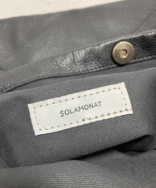 SOLAMONAT（ソラモナ）SOLAMONAT (ソラモナ) TIDE WAY (タイドウェイ) ワンショルダーバッグ ブラックの古着・服飾アイテム
